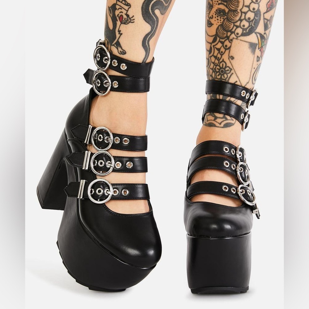 Lamoda BLACK TAKE PLEASURE Strappy Platform Heels